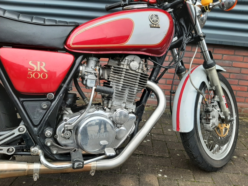 Yamaha SR 500 Frontpipe Swep Back Bull Exhausts