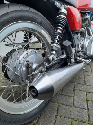 Yamaha SR 500 Silencer Bullit Street Legal - Afbeelding 5
